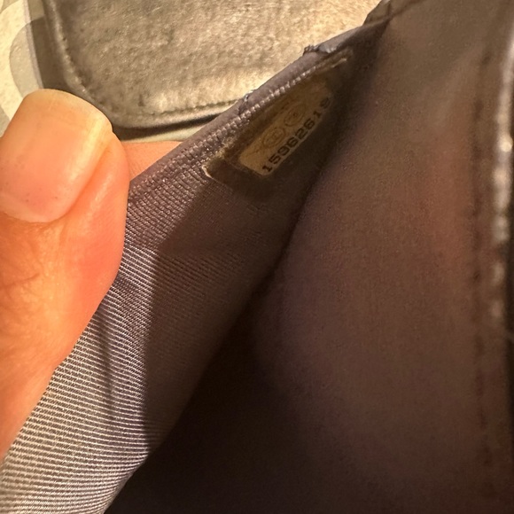 CHANEL iridescent blue wallet on chain silver hardware flap bag - Picture 12 of 15